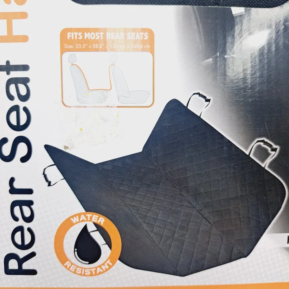 Car Rear Seat Protective Cover Hammock for Dogs